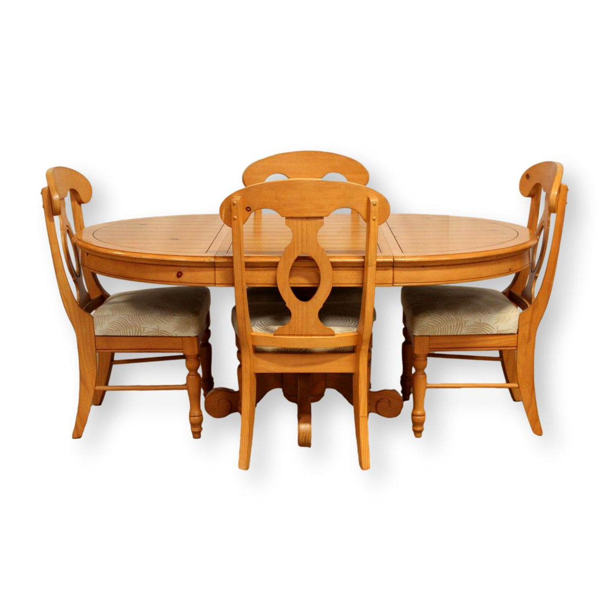 Country Pine Dining Table w/4 Chairs