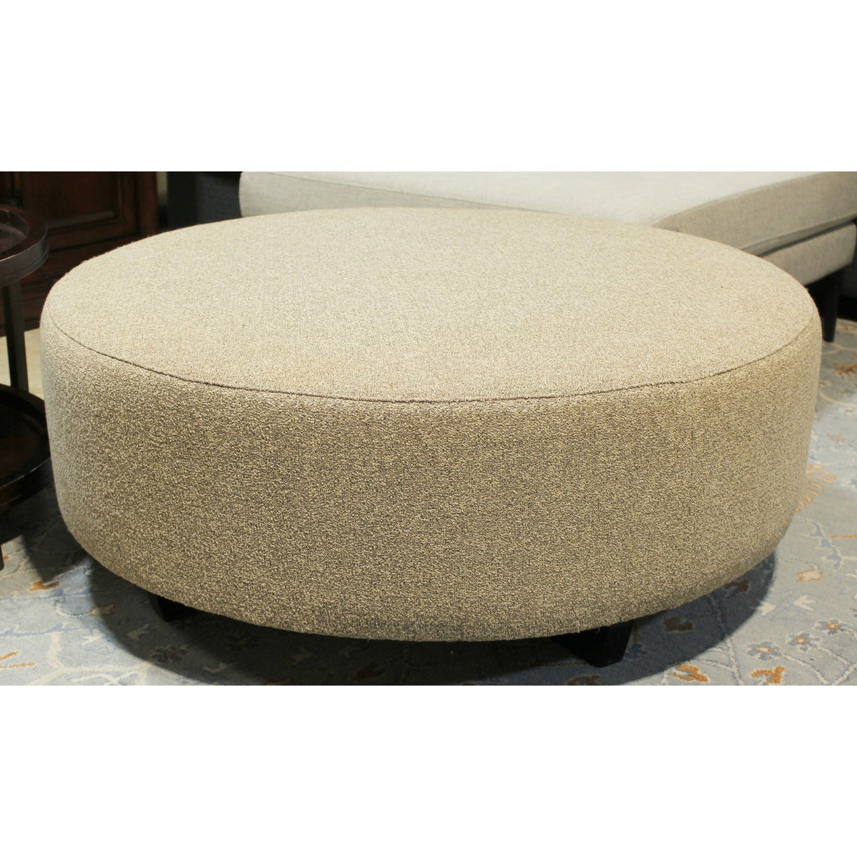 Thayer Coggin Curved Sectional w/Ottoman