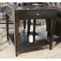 Bernhardt Dark Finish End Table w/Drawer