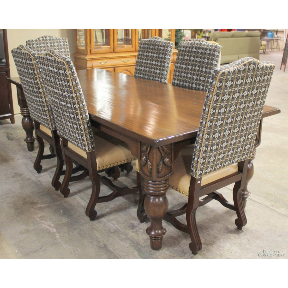 Woodland Furniture Harvest Dining Table w/6 Chairs