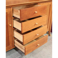 Lyndon Furniture Solid Cherry Shaker China Cabinet