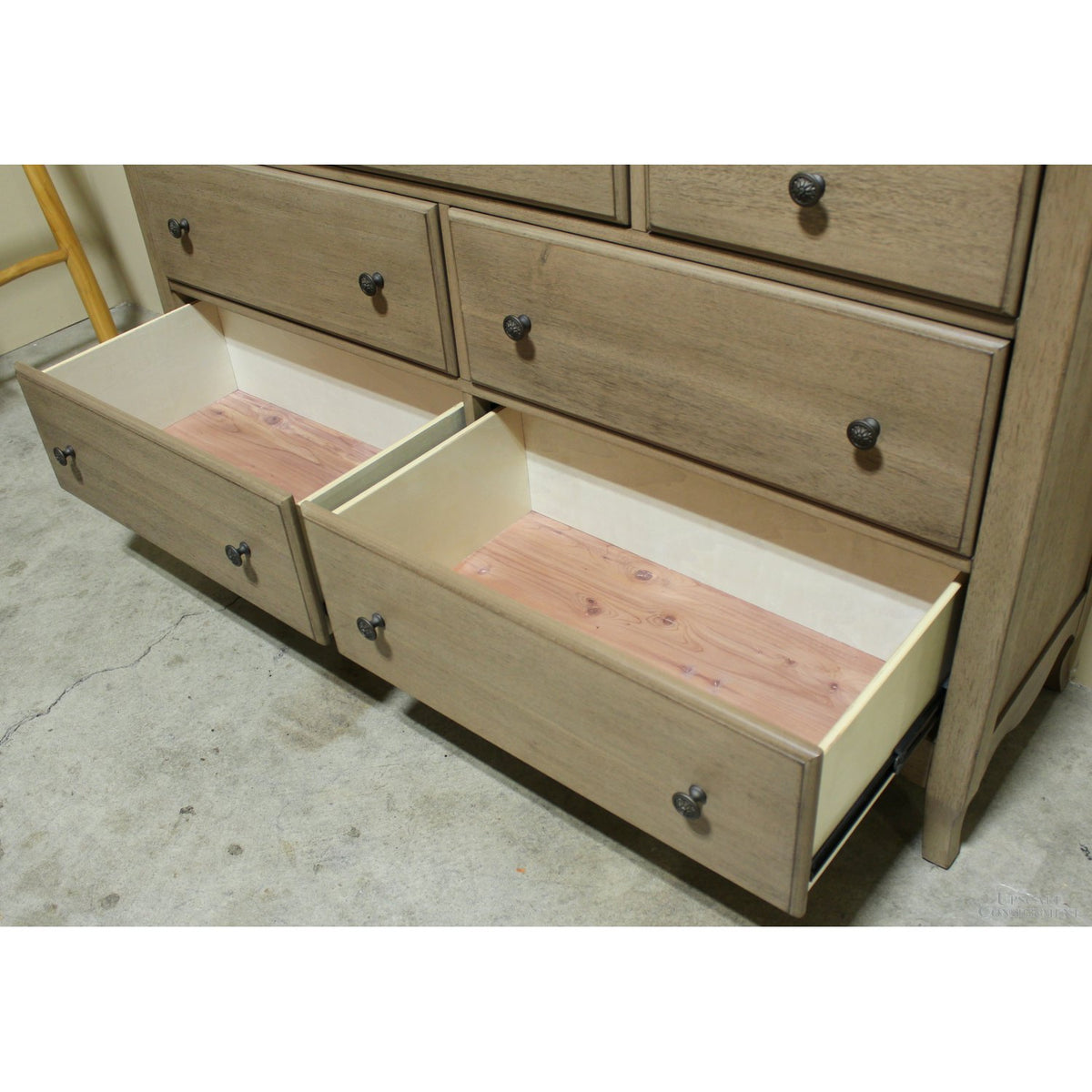 Aspenhome Taupe Double Dresser