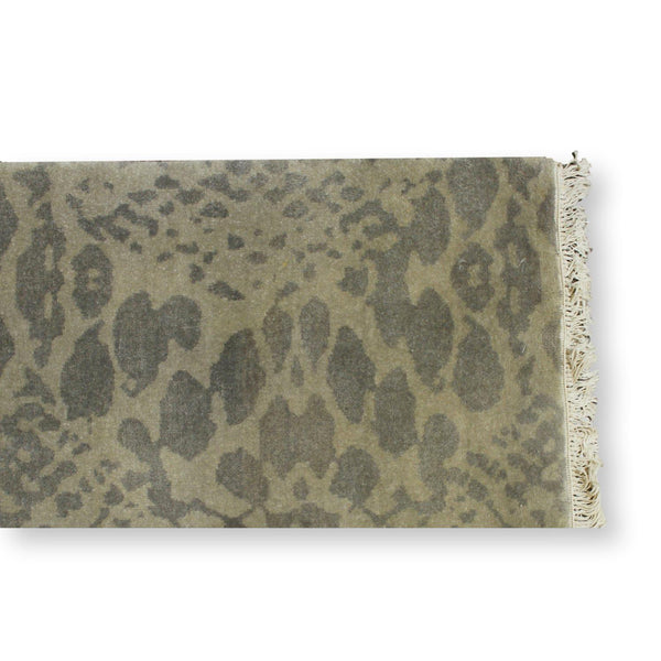 Williams Sonoma 8' 10'' X 12' 4''  Gray Print Wool Area Rug