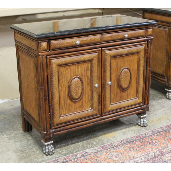 Thomasville "Ernest Hemmingway" Granite Top Nightstand
