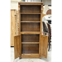 Oak Bookshelf w/Cabinet