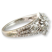 Elsa's .5ctw Diamond Snowflake Ring from the Frozen Movie