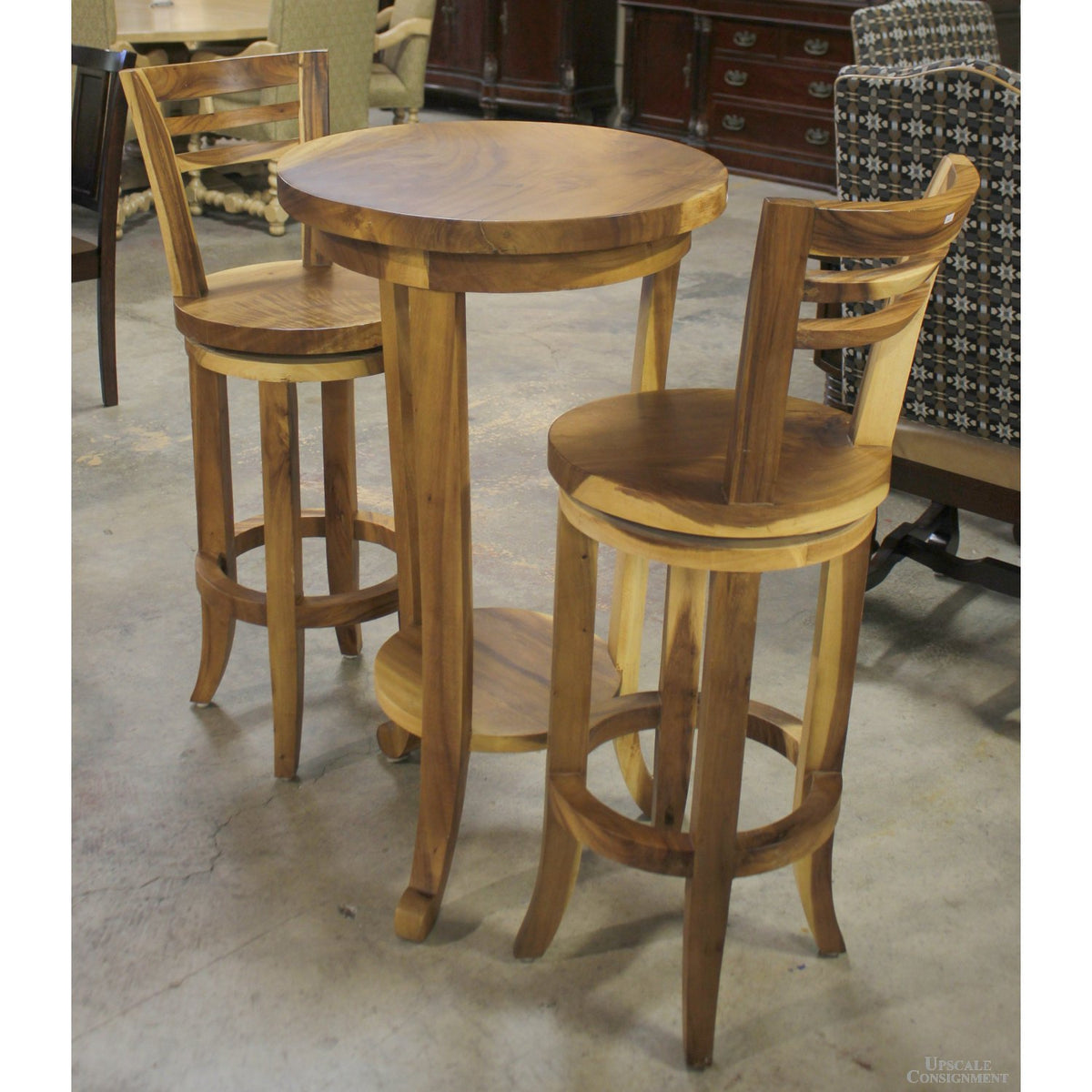 Mango Wood Bistro Table w/2 Chairs