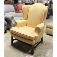 Sherrill Gold Wingback w/Diamond Pattern