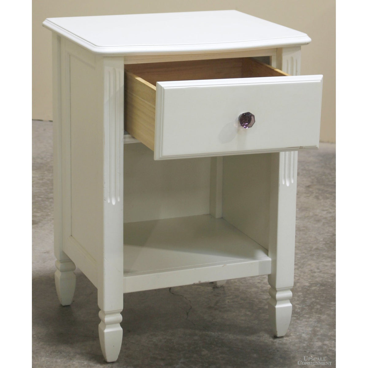 Pottery Barn White Nightstand