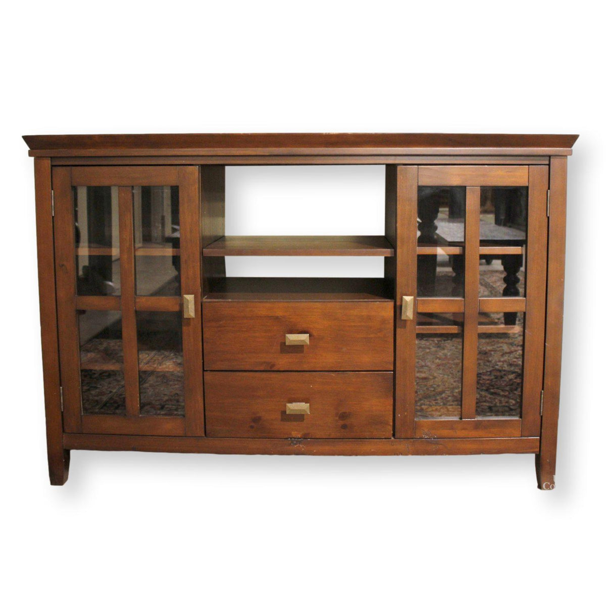 Dark Pine Media Console/Sideboard