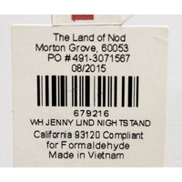 Land of Nod 'Jenny Lind' White Nightstand