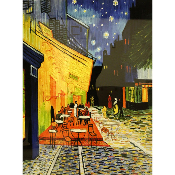 Gallery Framed Art Print 'Cafe Terrace at Night' By Van Gogh
