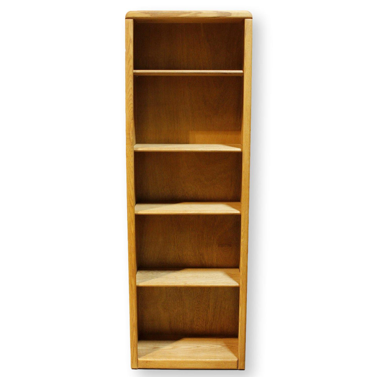 Narrow Oak Bookshelf