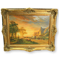 Framed Original Oil - Oregon Trail