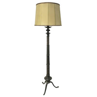 Iron & Wood Floor Lamp