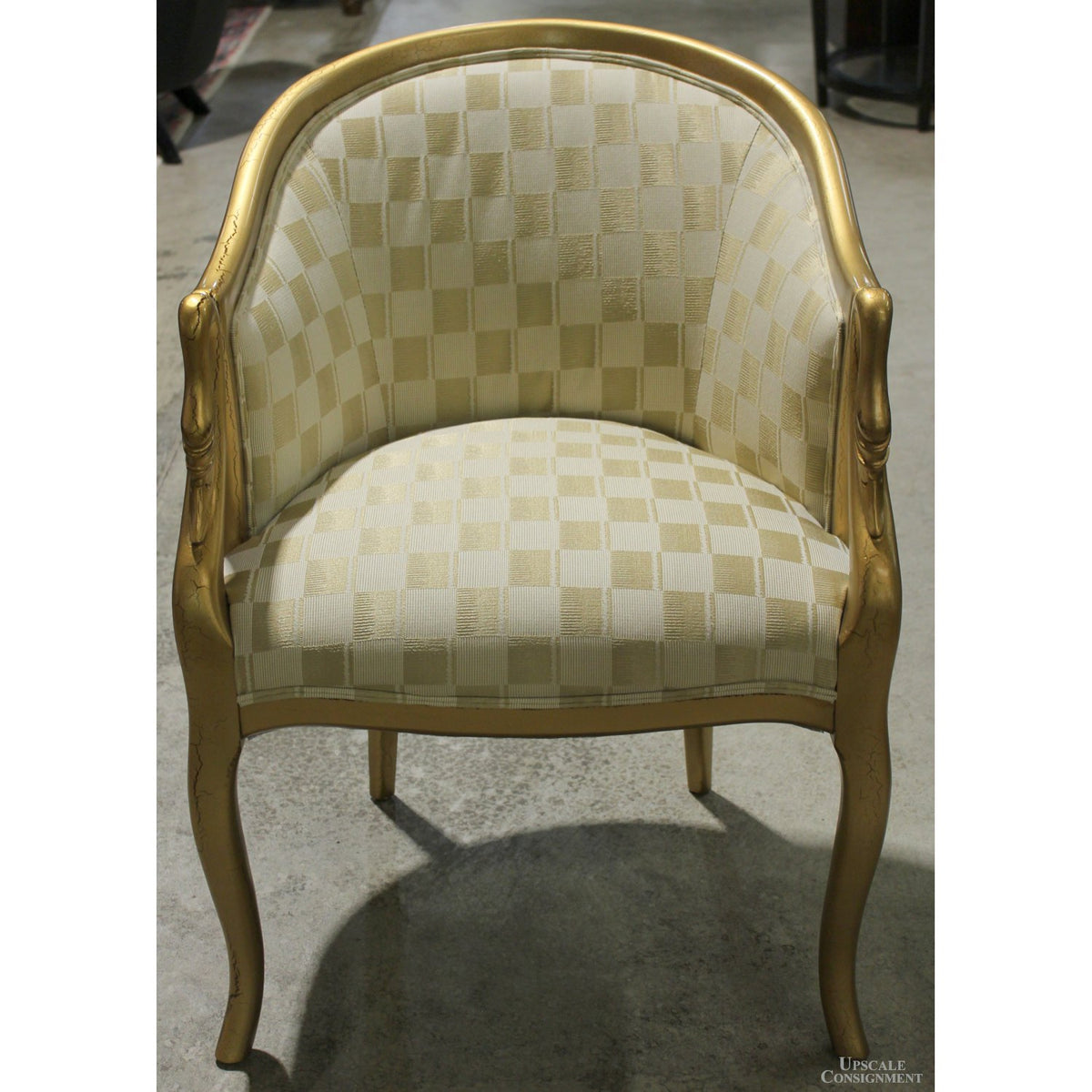 Swan Arm Accent Chair
