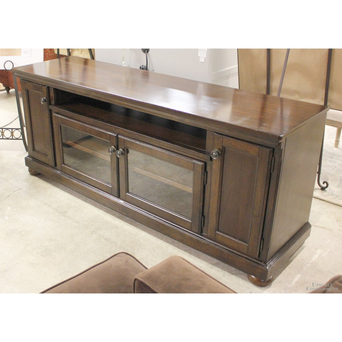 Ashley Walnut Media Console