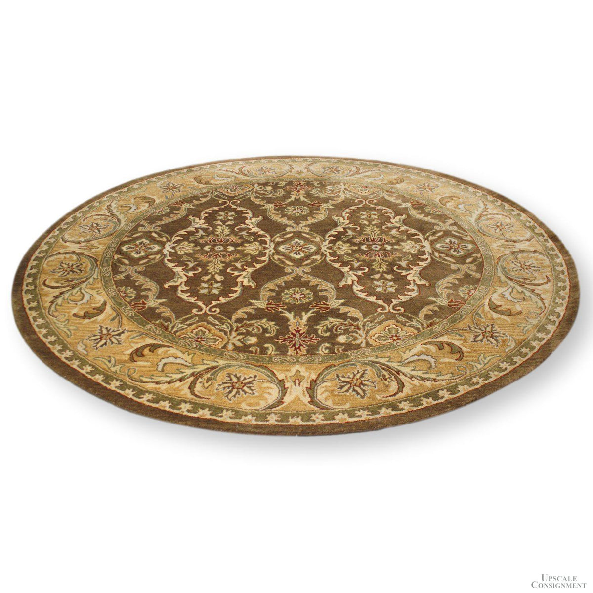 Legacy Collection 8' Round Wool Area Rug