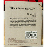 Lynn Haney 'Black Forest Travelor' 19'' Santa Figure