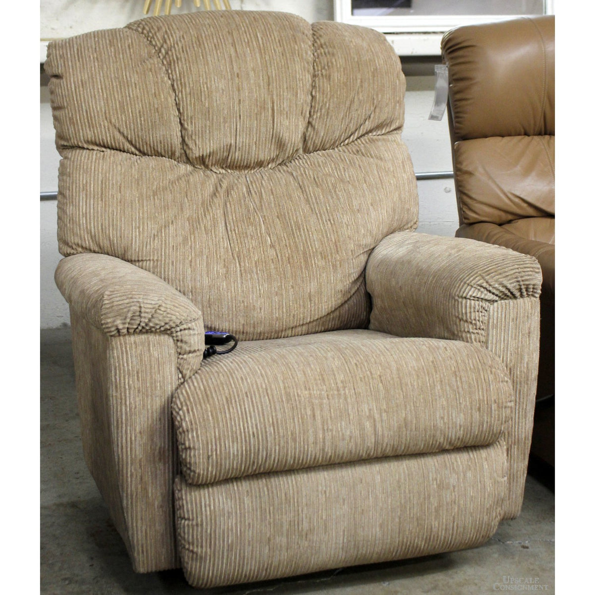 La-Z-Boy Tan Corduroy Power Recliner w/Options