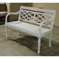 Ballard Designs 'Ceylon Whitewash' Bench