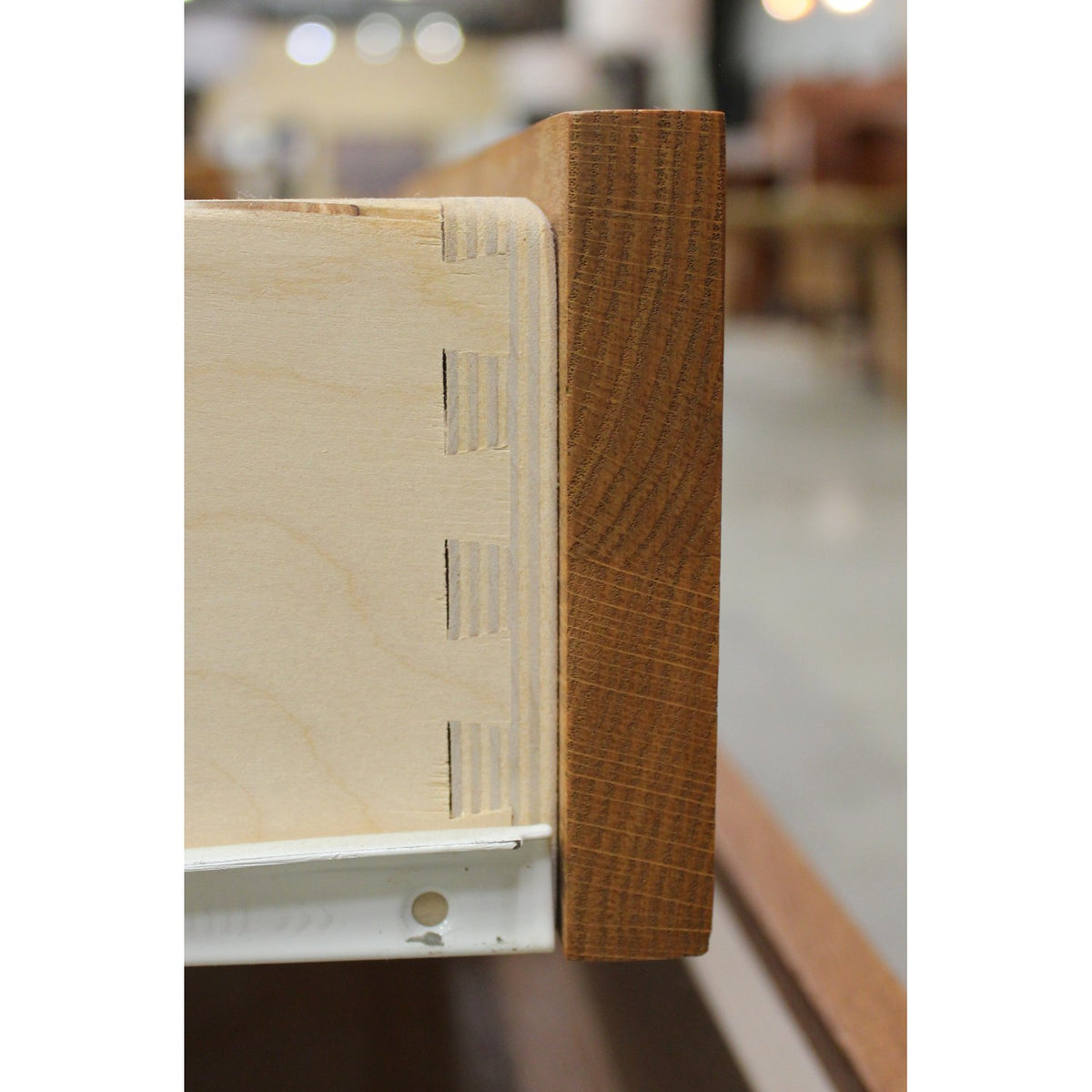 Oak Four Drawer Coffee Table