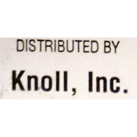 Knoll 'Sapper' Leather Executive Office Chair