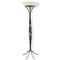 George Kovacs Wrought Iron Torchiere Floor Lamp