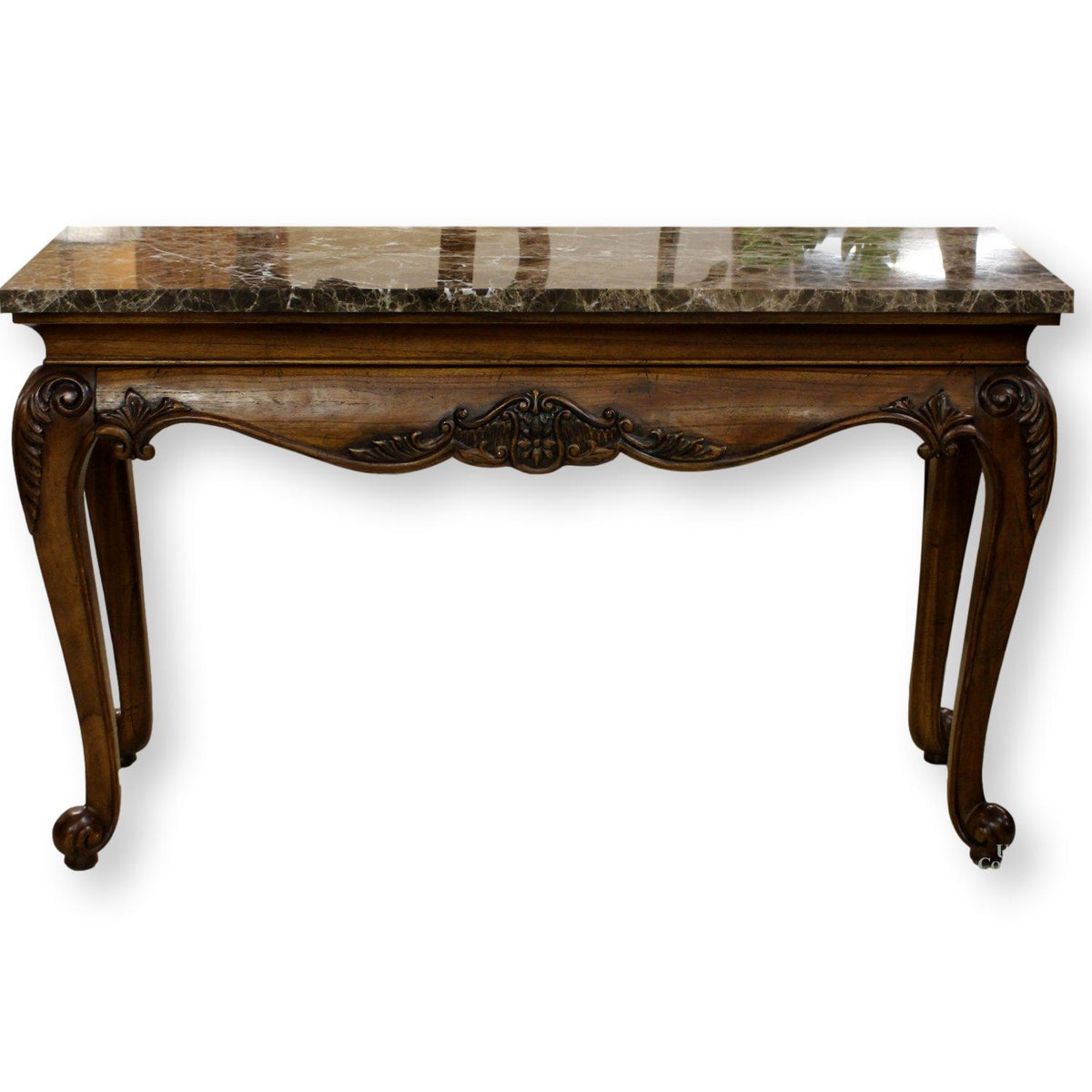 Heckman Marble Top Console Table