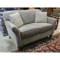 Pacific Furniture Ind. Gray Microstripe Loveseat