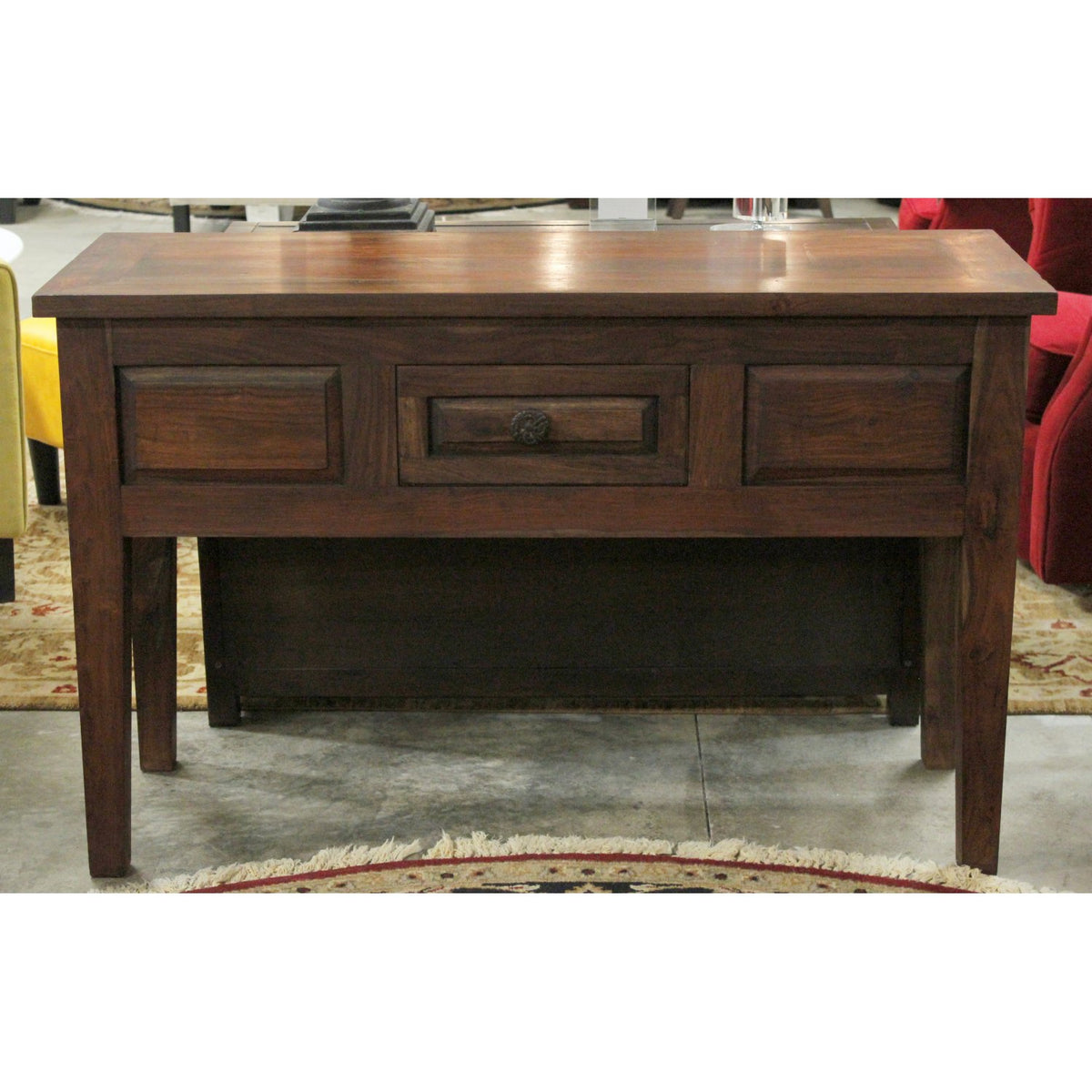 Solid Tropical Wood Console Table