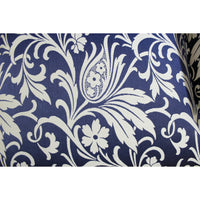 Baker Furniture Blue & White Print Loveseat