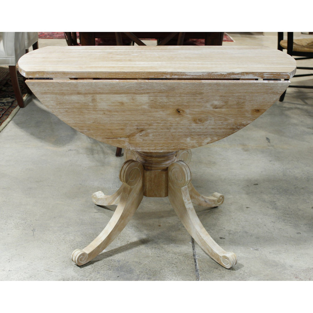 Safavieh Round Drop-Leaf Dining Table Only