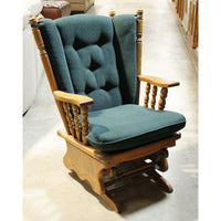 Oak Glider Chair w/Cushion