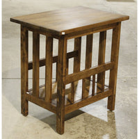Narrow End Table w/Shelf Below