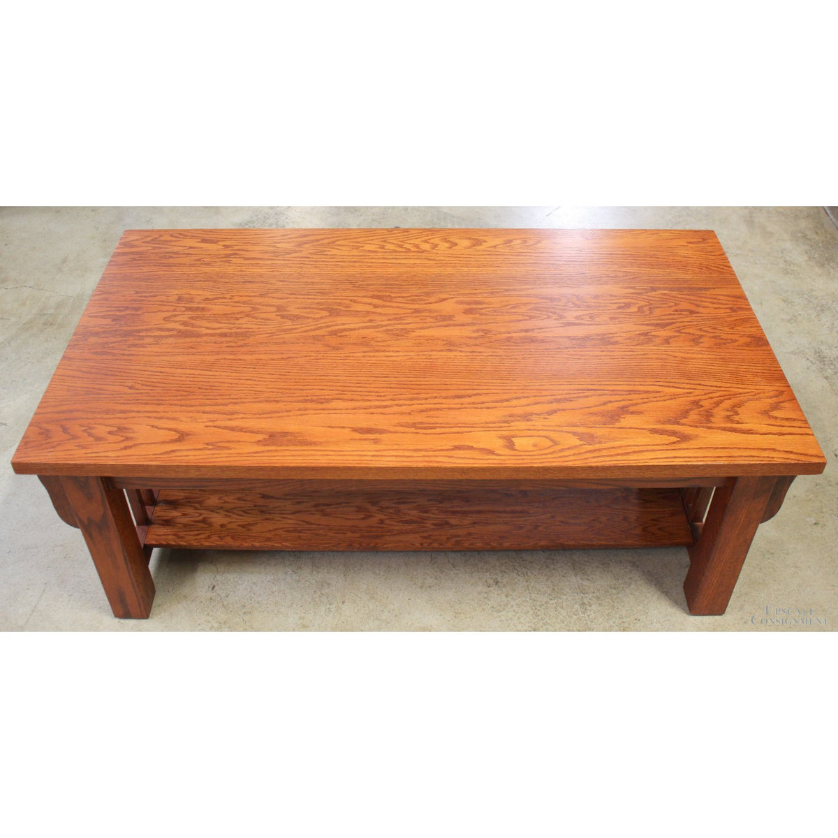 Mission Style Oak Coffee Table