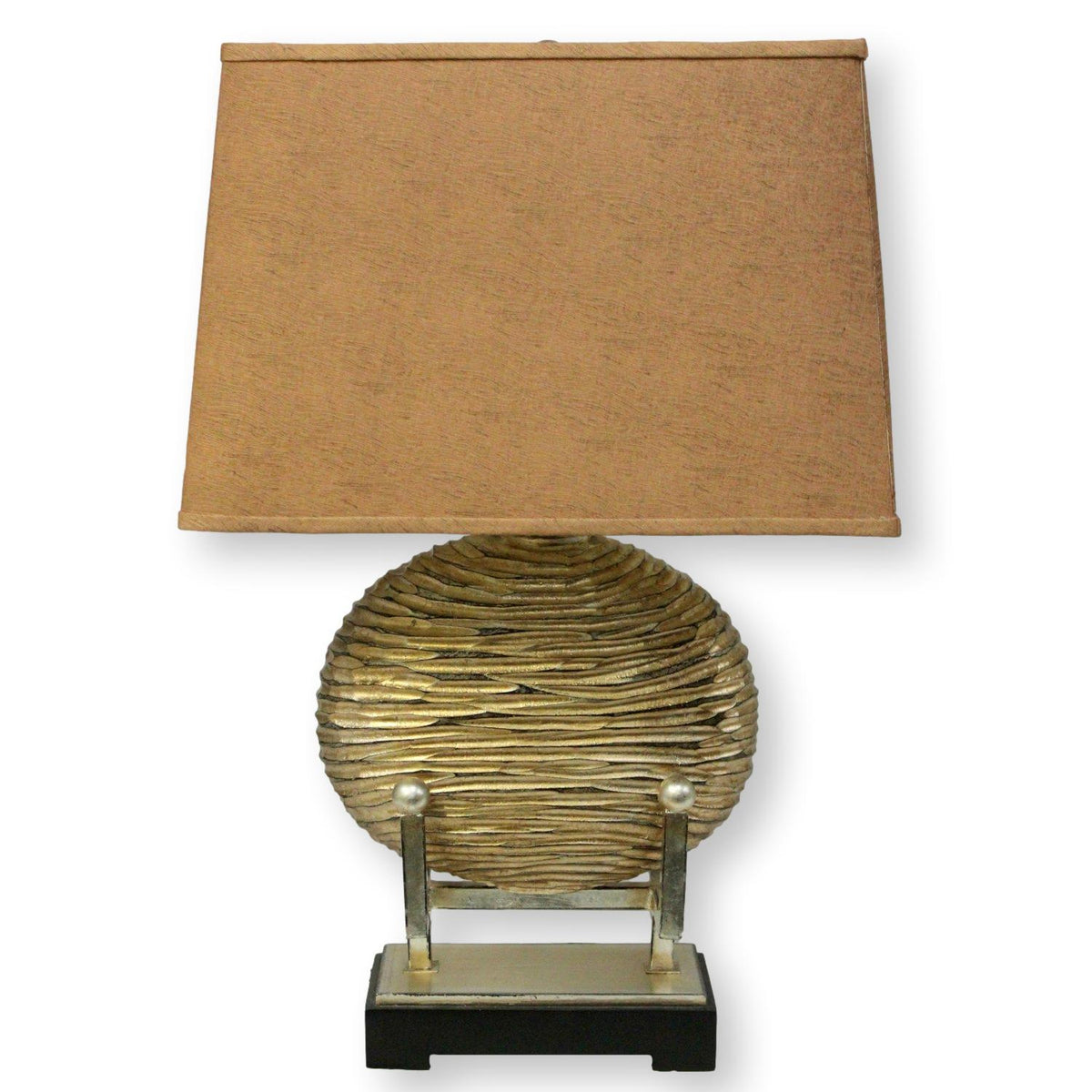 Uttermost Chiseled Gilt Orb Table Lamp