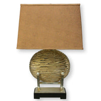 Uttermost Chiseled Gilt Orb Table Lamp