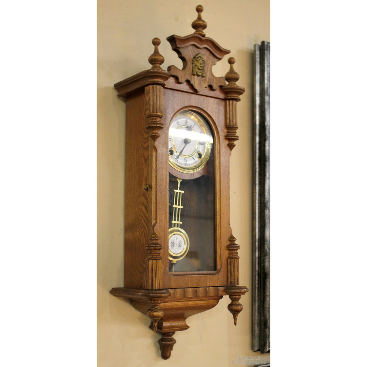 Oak Pendulum Wall Clock