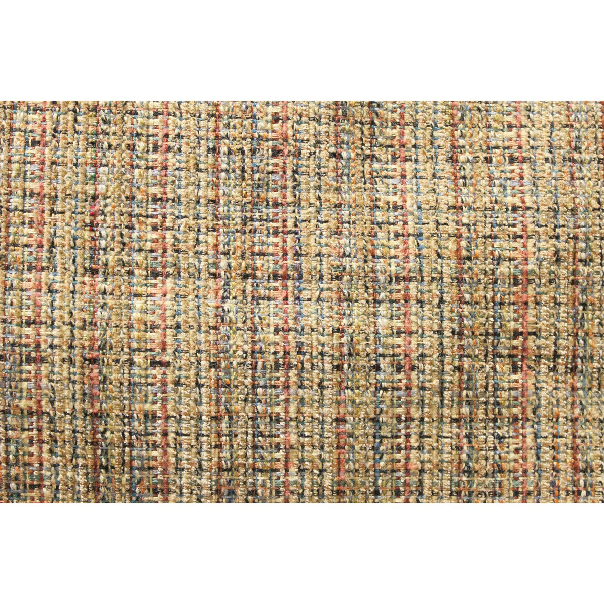 Ethan Allen Mixed Tweed Tan Sofa