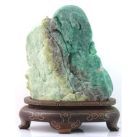 Chinese Natural Dushan Jade Hand Carved Sculpture