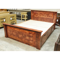 Queen Platform Bed w/Storage