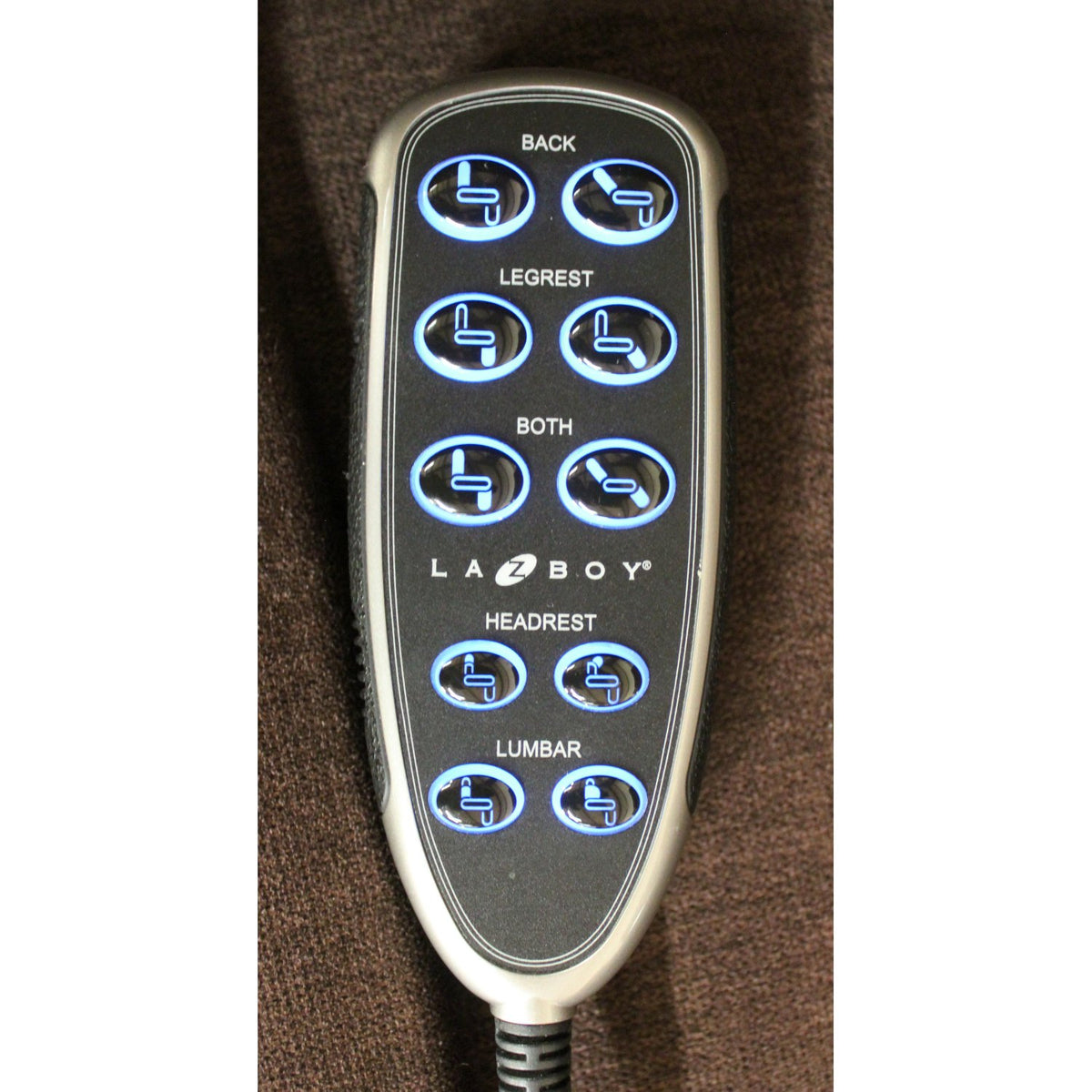 La-Z-Boy Swivel Dual Motor Power Recliner w/Adj. Headrest & Lumbar