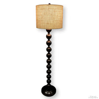 Stacked Bronze Ball Floor Lamp