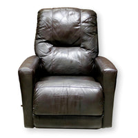 La-Z-Boy Brown Leather Swivel Rocking Recliner