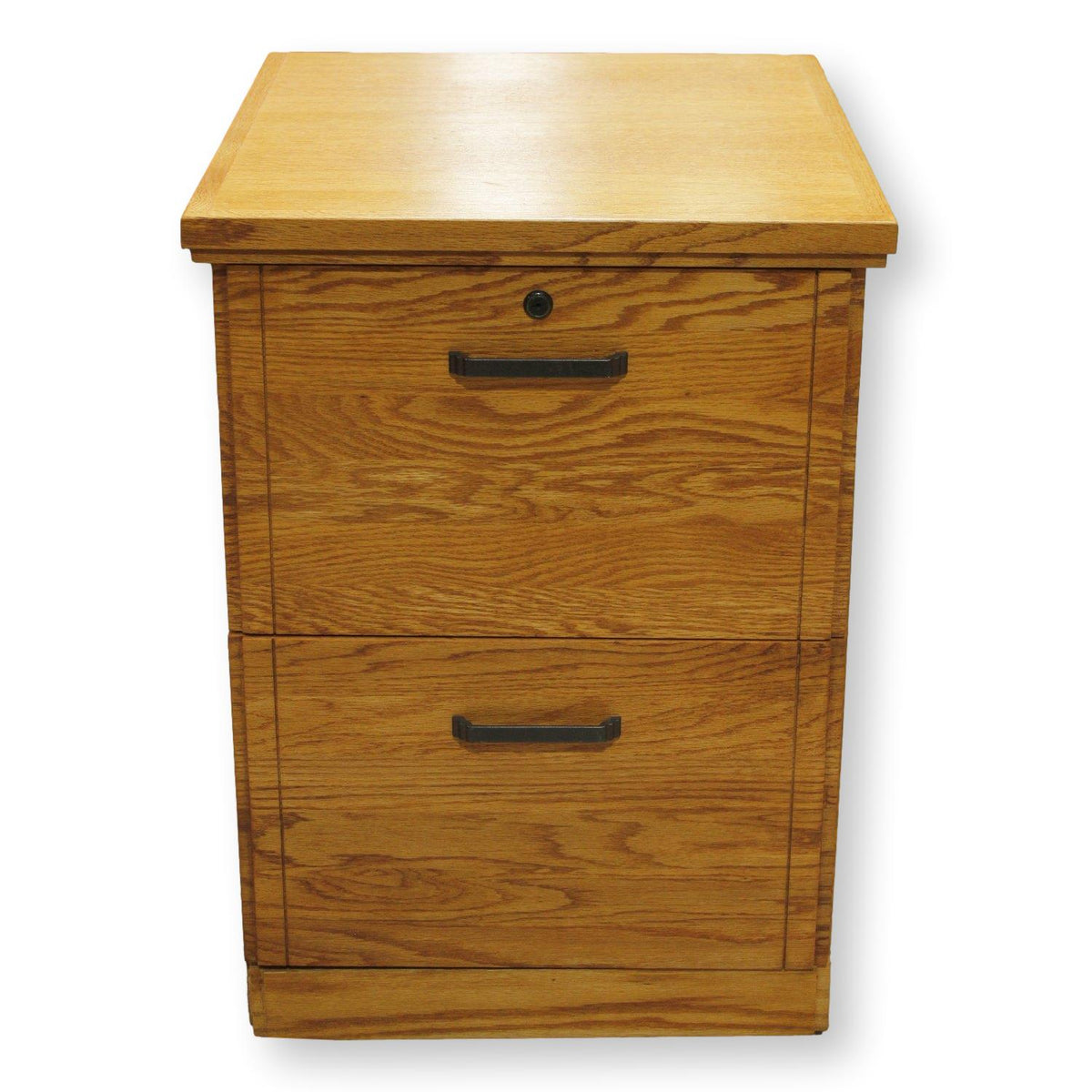 Oak Legal Size 2 Drawer File Cabinet