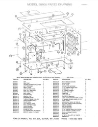 Horn of America Sewing/Craft Table Cabinet