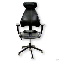 IKEA Black Leather "Gruppsel" Gaming Chair