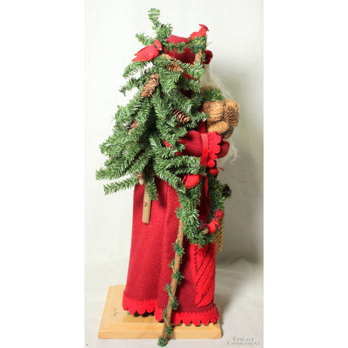 Lynn Haney 'Crimson Christmas' 18'' Santa Figure