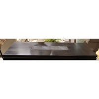 Black Console Table w/Carved Thistle Design